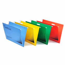 Rexel Crystalfile™ Flexifile Suspension Files are brightly colour coded for easy identification. With manilla covered runners ...