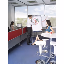 Nobo Classic Steel Tripod Magnetic Flipchart Easel with Extending Arms - Additional view 5