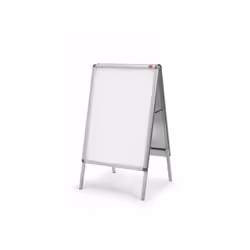 Nobo Clip `A` Frame A2, Silver, Aluminium, 485 mm, 850 mm