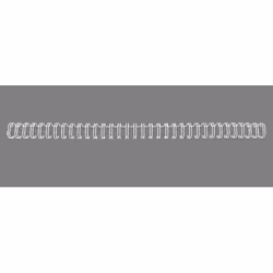 GBC WireBind Binding Wires 3:1 No3 5mm A4 White (100), Metal, White, 35 sheets, 297 mm, 210 mm, 100 pc(s)