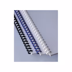 GBC ClickBind Binding Spines 8mm A4 Black (50)