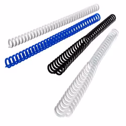 GBC ClickBind Binding Spines 8mm A4 Frosted Clear (50)
