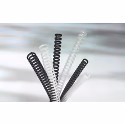 GBC ClickBind Binding Spines 12mm A4 Black (50)