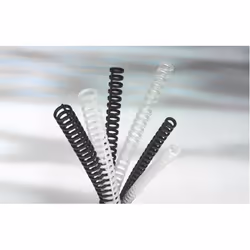 GBC ClickBind Binding Spines 16mm A4 Black (50), Black, 145 sheets, 16 mm, 16 mm