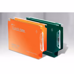 Rexel Crystalfile Extra `330` Lateral File 30mm Orange (25), Orange, 300 sheets, 25 pc(s)