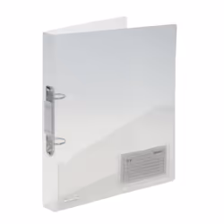Rexel Ice 2 Ring Binder A4 Clear, A4, Polypropylene (PP), Transparent, 200 sheets, 2.5 cm, 3 cm