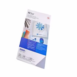 GBC HiClear Binding Covers A4 PVC 300 Micron Clear (100)