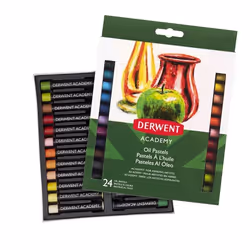 Derwent Academy Oil pastel Multicolour 24 pc(s)