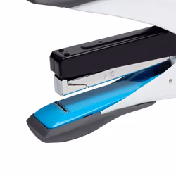 Rexel Easy Touch 20 Low Force Quarter Strip Stapler White/Blue