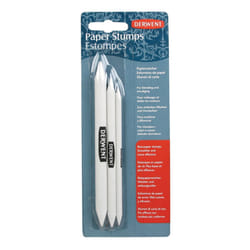 Derwent 2300561 Paper Stump for Blending and Smudging, Set of 3, Rice Paper, Professional Quality,White
