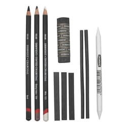 Derwent Charcoal Set Blister Pack of Mixed Charcoal Media