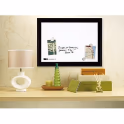 Rexel Magnetic Dry-Erase Board with Black Frame 585x430mm