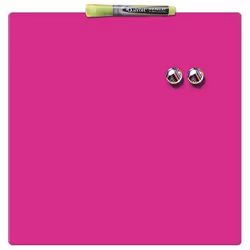 Rexel Magnetic Square Tile 360x360mm Pink, 360 x 360 mm, Pink, Magnet, 393 g