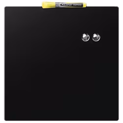 Rexel Magnetic Square Tile 360x360mm Black, 360 x 360 mm, Black, Magnet, 405 g