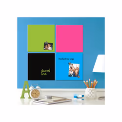 Rexel Magnetic Drywipe Tile 360x360mm Blue
