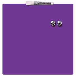 Rexel Magnetic Drywipe Tile 360x360mm Purple, 360 x 360 mm, Purple, Magnet, 1.07 kg