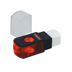 Derwent Pencil Sharpener with Eraser  Dual 2 in 1 (2302376)