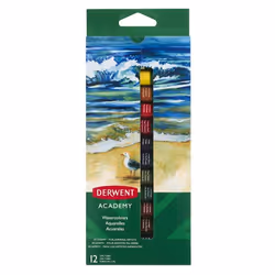 Derwent 2302404, Multi, Watercolor paint, 12 ml, 12 pc(s)
