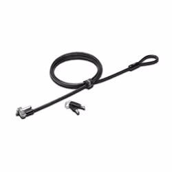 Kensington N17 Laptop Lock - Master Keyed, Key, Carbon steel, Black, Stainless steel