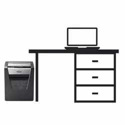 Rexel Momentum M510 paper shredder Micro-cut shredding Black - Additional view 6