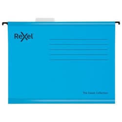 Rexel CLASSIC BLUE SUSP FILES PK25