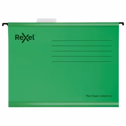 Rexel GRN FOOLSCAP SUSP FILES PK25