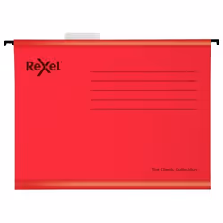 Rexel RED CLASSIC SUSP FILES PK25