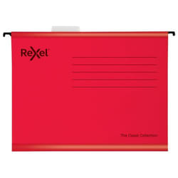 Rexel RED CLASSIC SUSP FILES PK25
