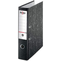 Rexel Lever Arch File Paper on Board A4 75mm Spine Width Black (Pack 1