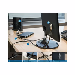 Kensington Desktop and Peripherals Locking Kit MicroSaver 2.0 (25 Pack) - Single Keyed FT - Additional view 7