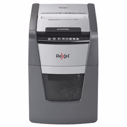 The Optimum AutoFeed+ 100X cross cut shredder automatically shreds up to 100x A4 sheets of paper (80gsm) at a time. into P-4 ...