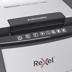 Rexel Optimum AutoFeed+ 150X paper shredder Cross shredding 55 dB 22 cm Black, Silver - Additional view 5