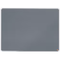 Felt notice board with a modern stylish aluminum trim and fixed with a through corner wall mounting. Excellent felt notice bo ...