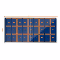 Nobo 1915335 insert notice board Indoor Blue Aluminium - Additional view 5