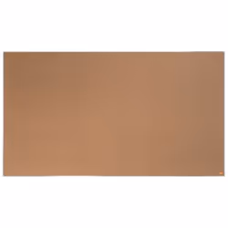 Widescreen format cork notice board with contemporary slim and unobtrusive frame offering a more accessible and expansive dis ...