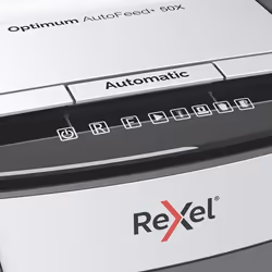 Rexel Optimum AutoFeed+ 50X paper shredder Cross shredding 55 dB 22 cm Black, Grey - Additional view 5