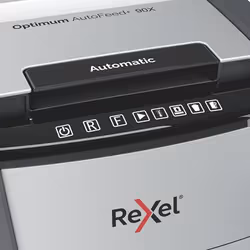 Rexel AutoFeed+ 90X paper shredder Cross shredding 55 dB Black, Grey - Additional view 4