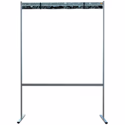 Nobo 1915551 magnetic board Grey, Transparent
