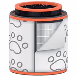 Leitz Pet 3-in-1 HEPA Filter Drum for TruSens Z-3000 / Z-3500 Large Air Purifier, Air purifier filter, HEPA/Carbon, 99.97%, B ...