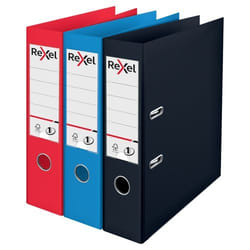 Rexel LAF CHOICES PP 75MM A4 AST PK3