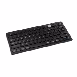 Kensington K75502ES, Mini, Wireless, RF Wireless + Bluetooth, QWERTY, Black