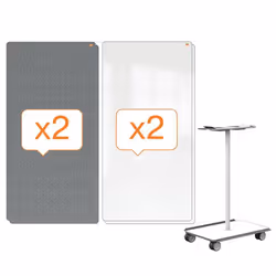Nobo Move & Meet whiteboard 1800 x 900 mm Magnetic - Additional view 4