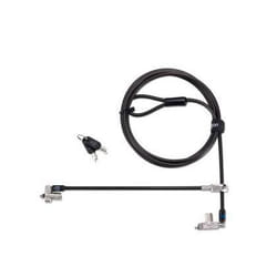 Kensington Slim N17 2.0 Keyed Dual Head Laptop Lock for Wedge-Shaped Slots - Like Keyed