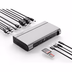 Kensington AD4010T4 Thunderbolt 4 and USB4 Quad Video Docking Station - 98W PD - DP/HDMI - Windows/macOS - Additional view 8