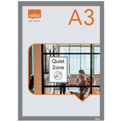 Nobo 1915699 magnetic frame A3 Grey