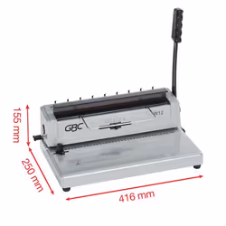 GBC W12 Wire binding machine 125 sheets Silver - Additional view 7