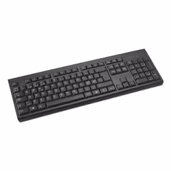 Kensington KB150 EQ Wireless Keyboard, Full-size (100%), Wireless, RF Wireless, Membrane, QWERTY, Black