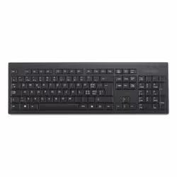 Kensington KB150 EQ Wireless Keyboard, Full-size (100%), Wireless, RF Wireless, Membrane, QWERTZ, Black