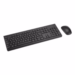 Kensington KM270 EQ Rechargeable Desktop Set – Wireless, Wireless, RF Wireless + Bluetooth, Membrane, QWERTY, Black, Mouse in ...