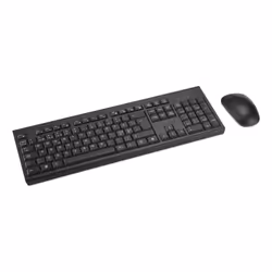 Kensington KM270 EQ Rechargeable Desktop Set – Wireless, Wireless, RF Wireless + Bluetooth, Membrane, QWERTY, Black, Mouse in ...